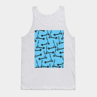 Electronic Scooter pattern Tank Top